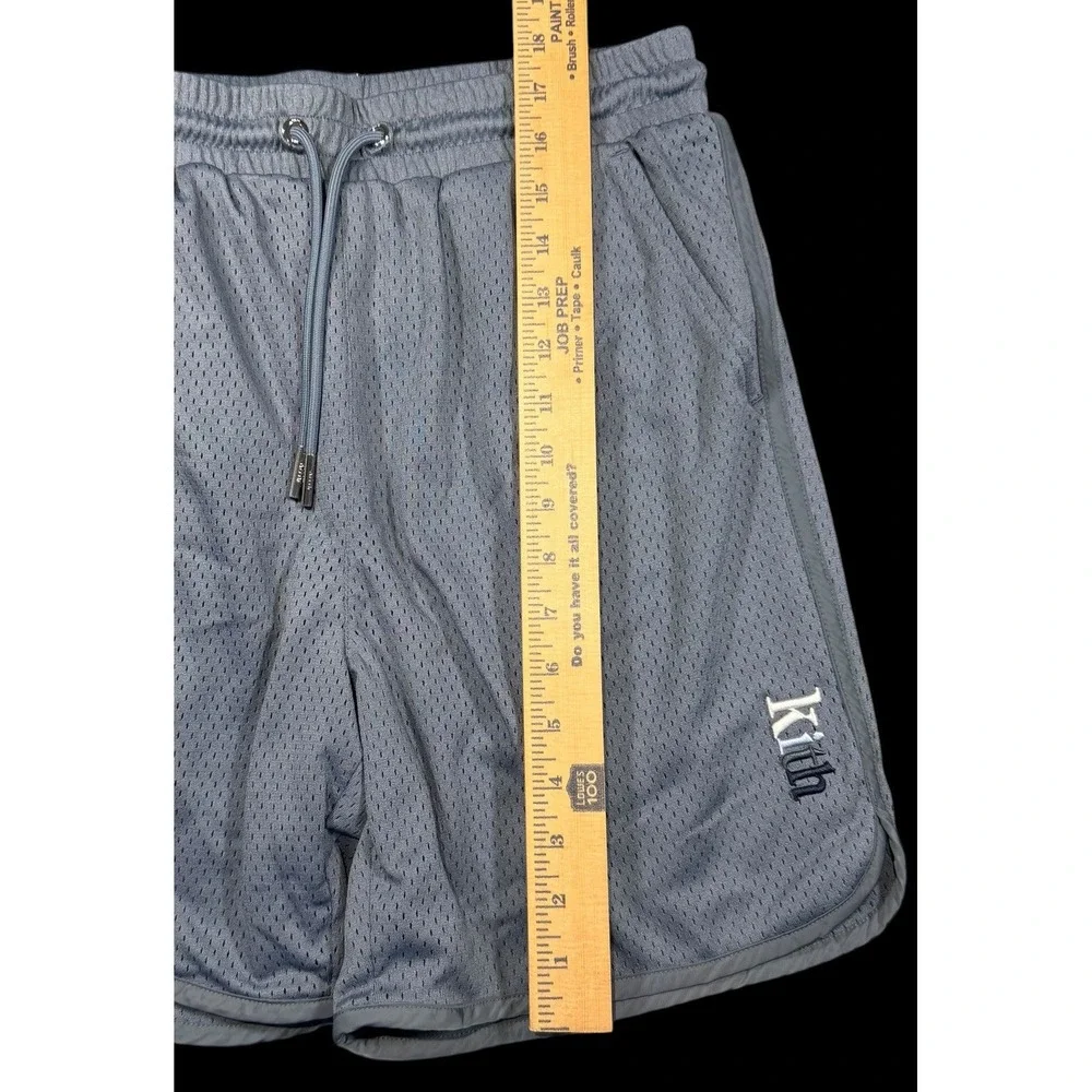 Kith Jordan Collaboration Mesh Men's Athletic Shorts Battleship Grey Sz  X-Small